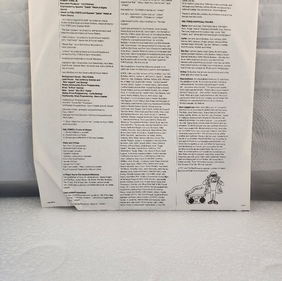 1985 Full Force Self Titled by CBS Inc LP Album Vinyl Record - Picture 4 of 13